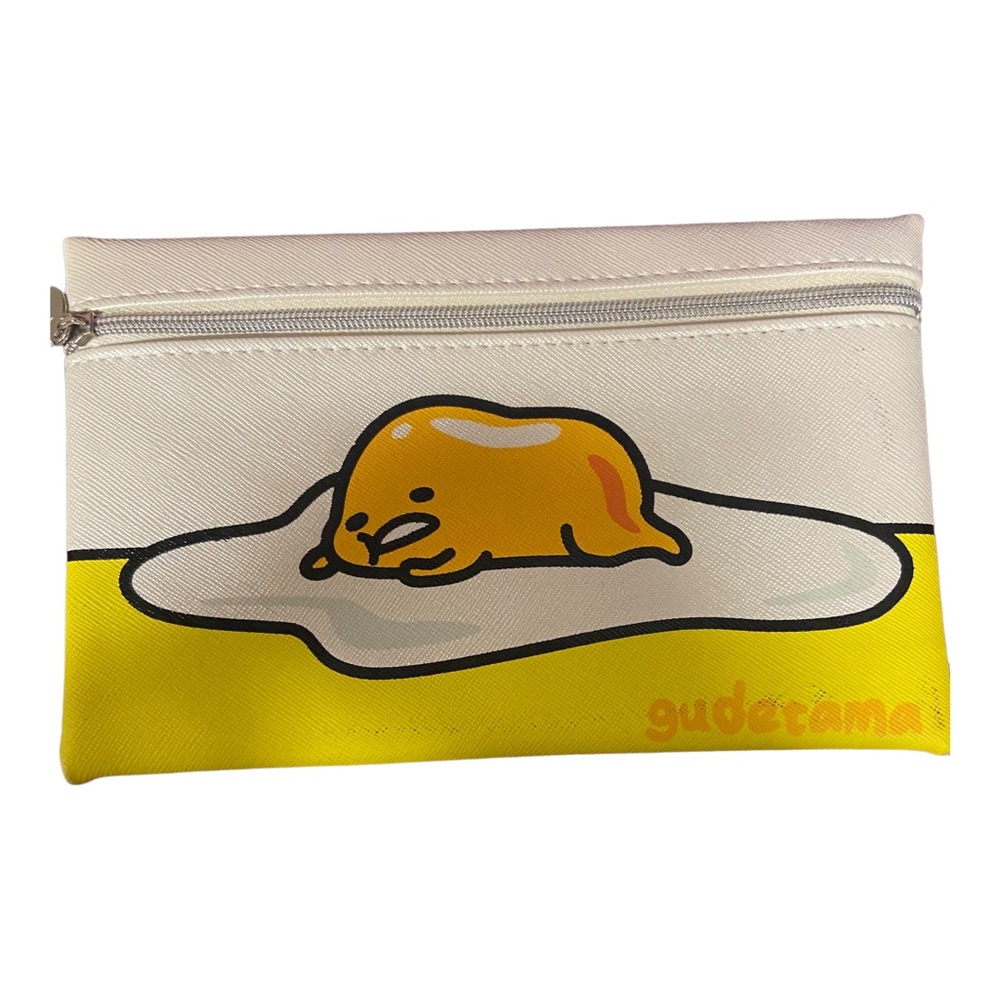 Ipsy Lazy Egg Gudetama Sanrio Makeup Cosmetics Pouch Bag Only Zipper
